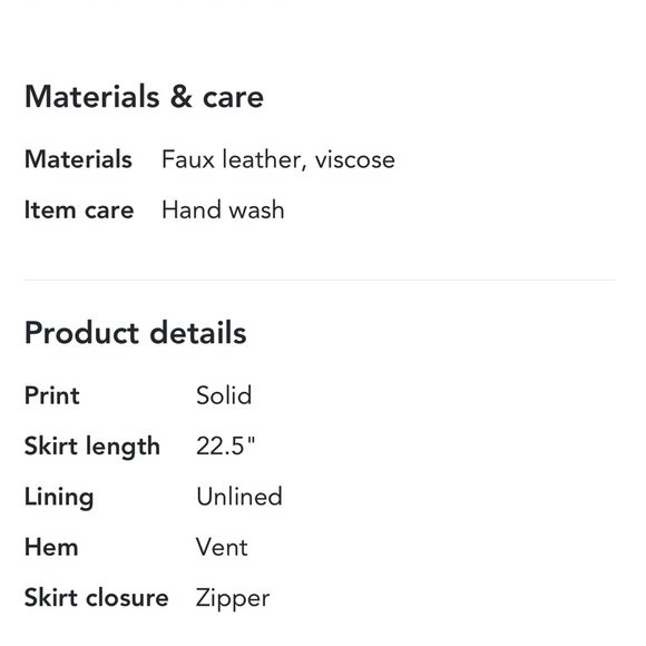 Blank NYC Monique Black Faux Leather Pencil Skirt - Picture 8 of 8